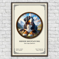 Bernese Mountain Dog Zoology Series