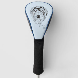 Bernese Mountain Doodle Dog Golf Head Cover
