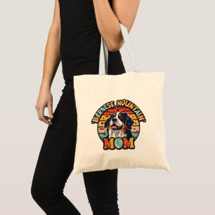 Bernese Mountain Mom: Where Love and Style Collide Tote Bag
