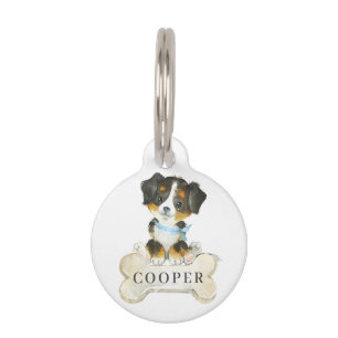 Bernese Mountain Puppy Dog Pet Tag