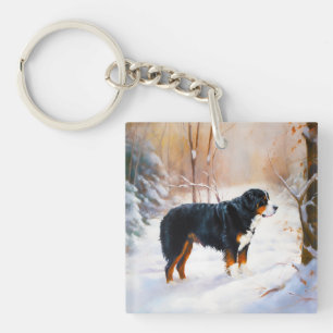 Bernese Mountain Qu'il neige Noël