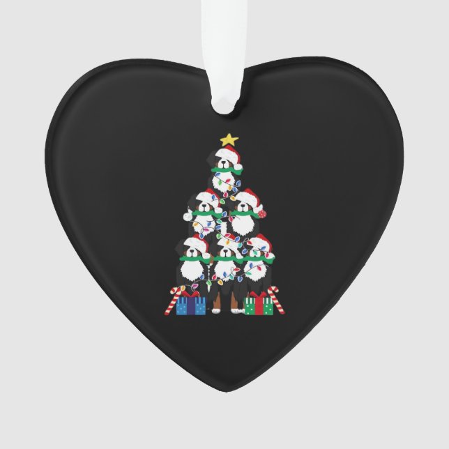 Bernese Mt Dog Puppy Christmas Tree Classic T-Shir (devant)