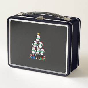 Bernese Mt Dog Puppy Christmas Tree Classic T-Shir Metal Lunch Box