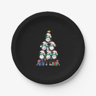 Bernese Mt Dog Puppy Christmas Tree Classic T-Shir Paper Plate
