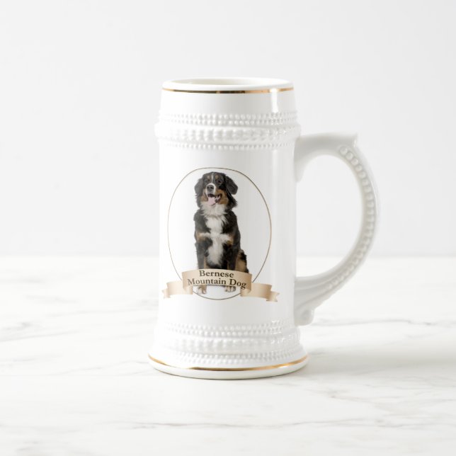 Bernese Mt. Dog Stein (Right)