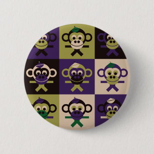 BERNHARD - LONVIG by MINYMO 2 Inch Round Button