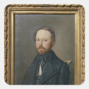 Bernhard of Bismarck, 1844 Square Sticker