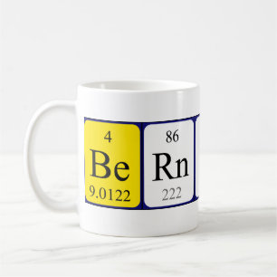 Bernhard periodic table name mug