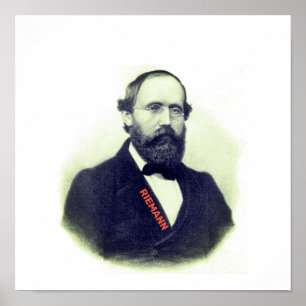 Bernhard Riemann Poster