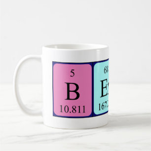 Bernice periodic table name mug