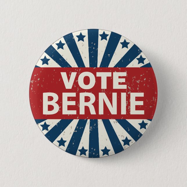 Bernie 2016 2 inch round button (Front)