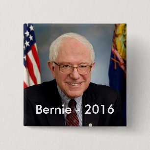 Bernie 2016 2 inch square button