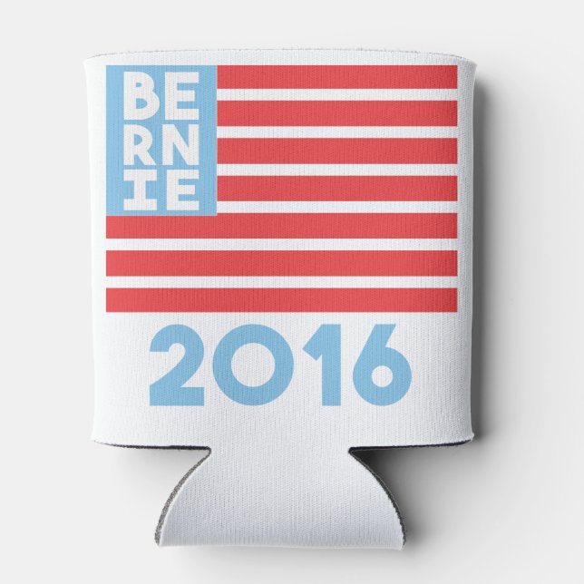 Bernie 2016 Beer Can Cooler (Back)