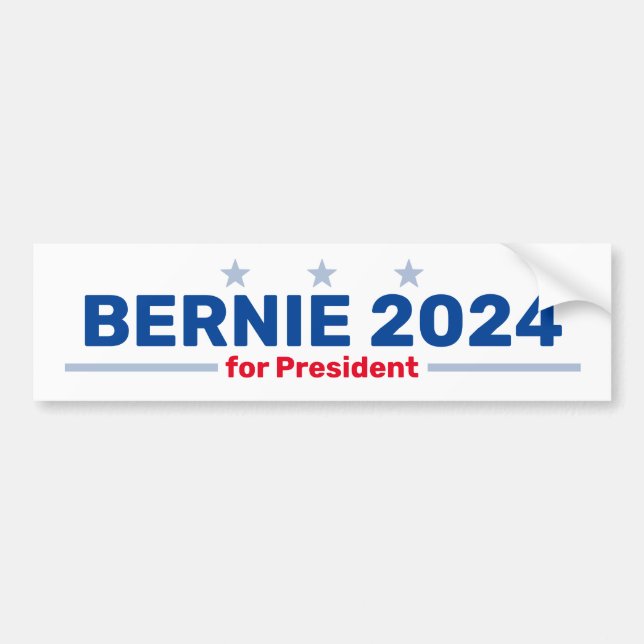 Bernie 2024 bumper sticker (Front)
