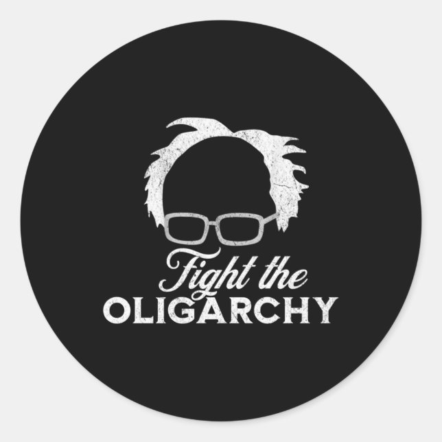 Bernie Aoc 2028 Bernie Sanders Alexandria Cortez P Classic Round Sticker (Front)