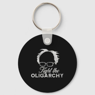 Bernie Aoc 2028 Fight Oligarchy Bernie Sanders Pre Keychain