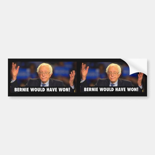BERNIE AURAIT GAGNÉ ! - autocollant pour toute (Devant)