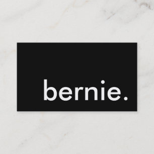 bernie. business card