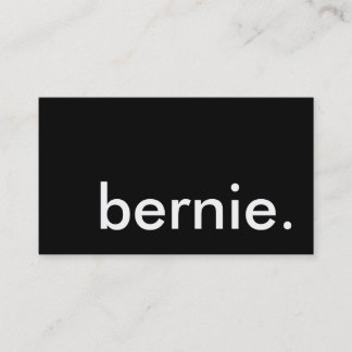 bernie. business card