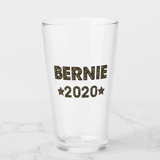 Bernie Election 2020 Glass (Front)