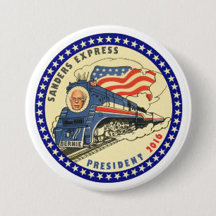 Bernie for President 2016 3 Inch Round Button