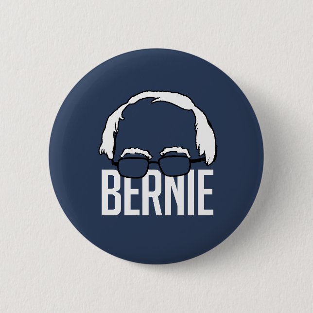 Bernie Head 2016 2 Inch Round Button (Front)