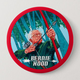 Bernie Hood 2016 4 Inch Round Button