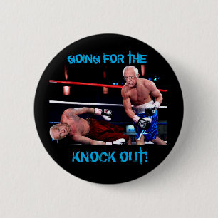 Bernie KO's Joe 2 Inch Round Button