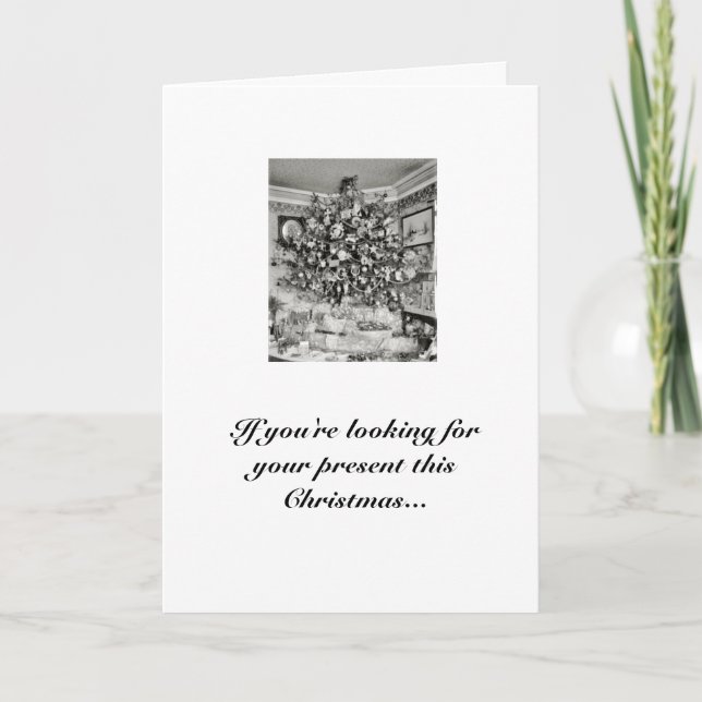 Bernie Madoff killed Santa Holiday Card (Front)