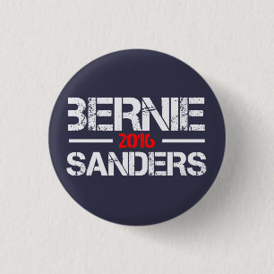 Bernie Sanders 2016 1 Inch Round Button
