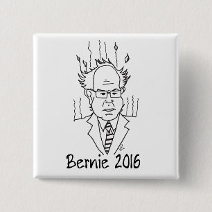 Bernie Sanders 2016 2 Inch Square Button