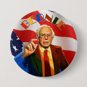 Bernie Sanders 2016 3 Inch Round Button