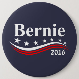 Bernie Sanders 2016 6 Inch Round Button