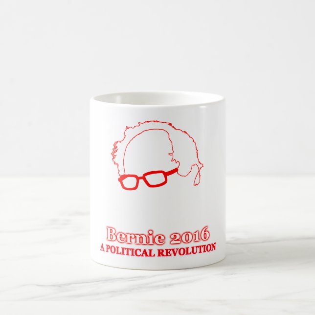 Bernie Sanders 2016 A Political Revolution Mugs (Center)