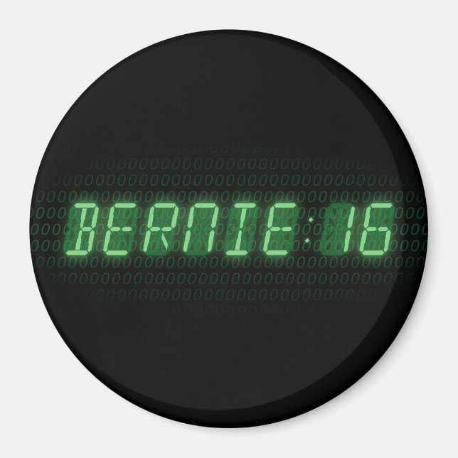 Bernie Sanders 2016 Clock Magnet (Front)