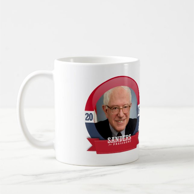 BERNIE SANDERS 2016 COFFEE MUG (Left)
