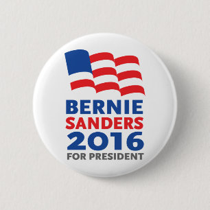 Bernie Sanders 2016 for President 2 Inch Round Button