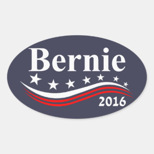 Bernie Sanders 2016 Oval Sticker