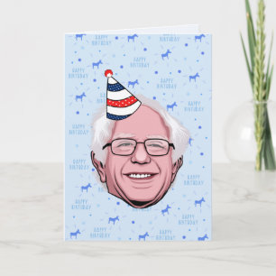 BERNIE SANDERS BIRTHDAY CARD