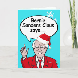 Bernie Sanders Carte de Noël - Bernie Sanders Cla