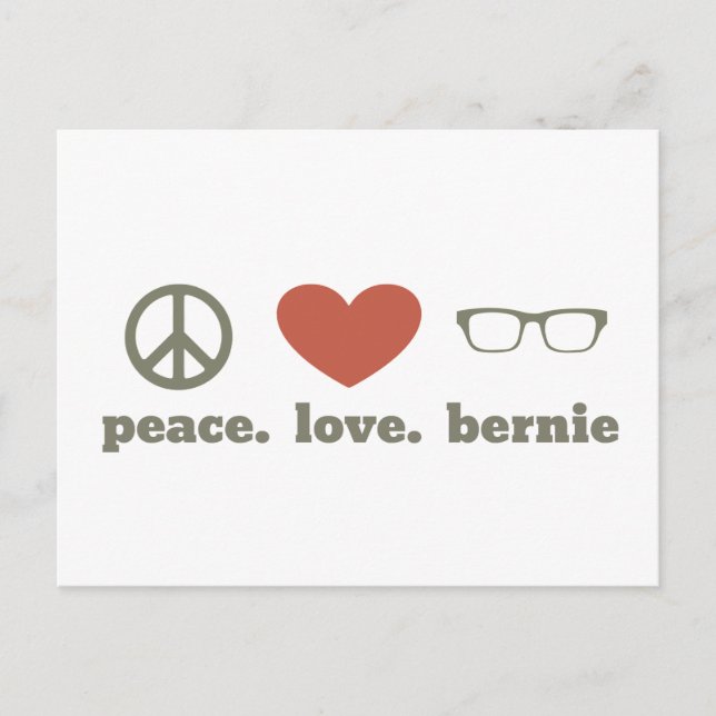 Bernie Sanders Election Swag Postcard (Front)