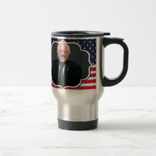 bernie sanders flag travel mug
