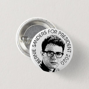 Bernie Sanders For President 1 Inch Round Button