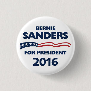 Bernie Sanders for president 2016 1 Inch Round Button