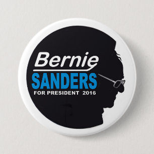 Bernie Sanders for President 2016 3 Inch Round Button