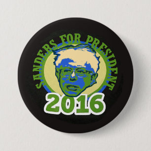 Bernie Sanders for President 2016 3 Inch Round Button