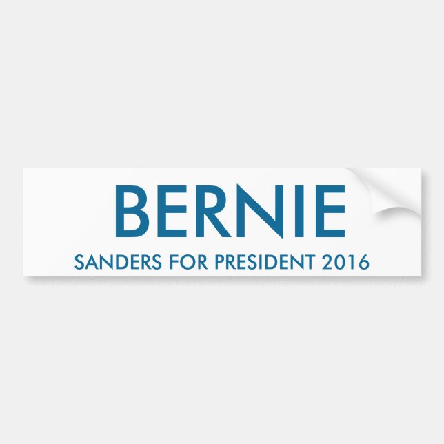 Bernie Sanders for President 2016 Bumper Sticker (Front)