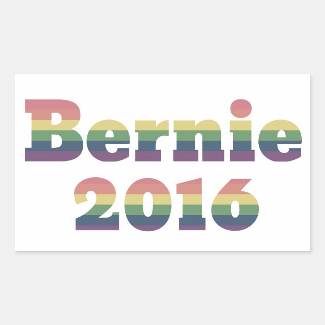 Bernie Sanders for President 2016 Sticker (Front)