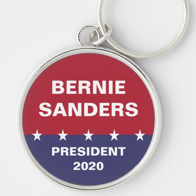 BERNIE SANDERS for President 2020 Keychain (Front)