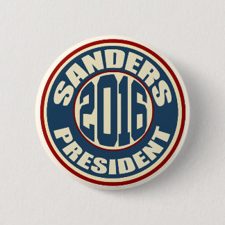 Bernie Sanders for President in 2016 2 Inch Round Button